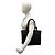 Chanel Cambon Line Coco Mark Leder Tote Bag Schwarz - Ansicht 2