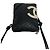Mini borsa a tracolla in pelle nera Chanel Cambon Line Nero Bianco - vista 4