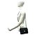 Timeless Chanel Vintage Matelassé Coco Lammfell Mini Schultertasche mit Kette Schwarz - Ansicht 2