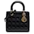 Dior Black Medium Patent Cannage Lady Dior Nero