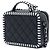 Chanel Vanity Case Black Small Caviar Striped CC Filigree Schwarz - Ansicht 2