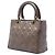 Dior Lady Dior in agnello metallizzato marrone misura Medium Bronzo - vista 2
