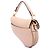 Borsa Saddle Dior beige in pelle di vitello granulata mini - vista 2