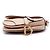Borsa Saddle Dior beige in pelle di vitello granulata mini - vista 3