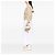 Borsa Saddle Dior beige in pelle di vitello granulata mini - vista 6