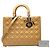 Dior Beige Large Patent Cannage Lady Dior - vista 8