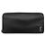 Saint Laurent Black Leather Tiny Cassandre Zip Around Long Wallet