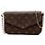 Louis Vuitton Pochette Felicie Monogram Marrone