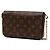 Louis Vuitton Pochette Felicie Monogram Marrone - vista 2