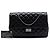 Chanel Black Quilted Iridescent Lambskin Reissue 2.55 Chain Flap Nero - vista 7