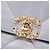 Chanel Gray Medium Lambskin 19 Flap Marrone Grigio - vista 5