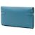 Cartera larga Kelly en Epsom azul Hermès - vista 2
