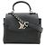 Mini LockMe Ever in pelle di vitello granulata nera Louis Vuitton Nero
