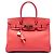 Hermès Pink Epsom Birkin Retourne 30 Rosa