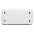 Dior White Medium Embroidered Canvas Cannage Lady D Lite Cream - view 3