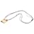 Hermès Brown Buffalo Horn Square Pendant Necklace  - view 4