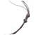 Hermès Brown Buffalo Horn Square Pendant Necklace  - view 5
