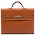 Hermès Kelly Depeches 38 in Epsom marrone