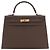 Hermès Kelly II Sellier in pelle Epsom marrone 32 Taupe