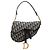 Borsa Saddle in tela Blue Oblique Dior