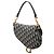 Borsa Saddle in tela Blue Oblique Dior - vista 2