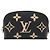 Pochette cosmetici Louis Vuitton Black Bicolor Monogram Empreinte Giant Nero