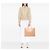 Book Tote Dior em couro de bezerro com relevo marrom Large Caramelo - vista 6