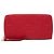 Carteira Zippy Long Monogram Empreinte vermelha Louis Vuitton Vermelho