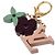 Portachiavi e charm per borsa Louis Vuitton Play Time Monogram in resina rosa