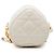 Beauty case DiorAmour Micro in agnello bianco cannage cuore con catena Dior Bianco sporco - vista 3