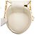 Beauty case DiorAmour Micro in agnello bianco cannage cuore con catena Dior Bianco sporco - vista 4