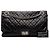 Chanel Black Quilted Aged Calfskin Reissue 2.55 Double Flap 228 Negro - vista 8