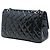 Chanel Blue Quilted Patent Reissue 2.55 Double Flap 227 Blu navy - vista 2