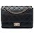 Chanel Black Large Diamond Debossed Calfskin Reissue 2.55 Cosmos Flap Nero
