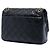Chanel Black Large Diamond Debossed Calfskin Reissue 2.55 Cosmos Flap Nero - vista 2