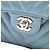 Chanel Blue Small Classic Chevron Lambskin Double Flap Blu chiaro - vista 5