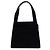 Borsa a mano Chanel in scamosciato nero con logo