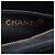Borsa a mano Chanel in scamosciato nero con logo - vista 5