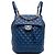 Chanel Blue Small Lambskin Urban Spirit Rucksack Blau