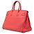Hermès Red Clemence Birkin Retourne 35 Rosso - vista 2