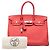 Hermès Red Clemence Birkin Retourne 35 Rosso - vista 8