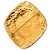 Spilla a Rombo Chanel Gold CC placcata oro D'oro - vista 2