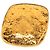 Spilla a Rombo Chanel Gold CC placcata oro D'oro - vista 3