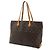 Borsa Tote Louis Vuitton Monogram Wilshire MM Marrone - vista 3