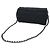 Borsa a tracolla in nylon trapuntato e pelle blu navy Prada - vista 3