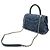 Coco Handle Borsa Flap Chanel Wild Stitch Blu - vista 3