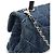 Coco Handle Borsa Flap Chanel Wild Stitch Blu - vista 5