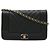 Borsa a tracolla Chanel Mademoiselle V-Stitch Chevron Nero