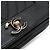 Borsa a tracolla Chanel Mademoiselle V-Stitch Chevron Nero - vista 5