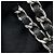 Chanel Classic Matelassé Caviar Skin Chain Wallet Nero - vista 10